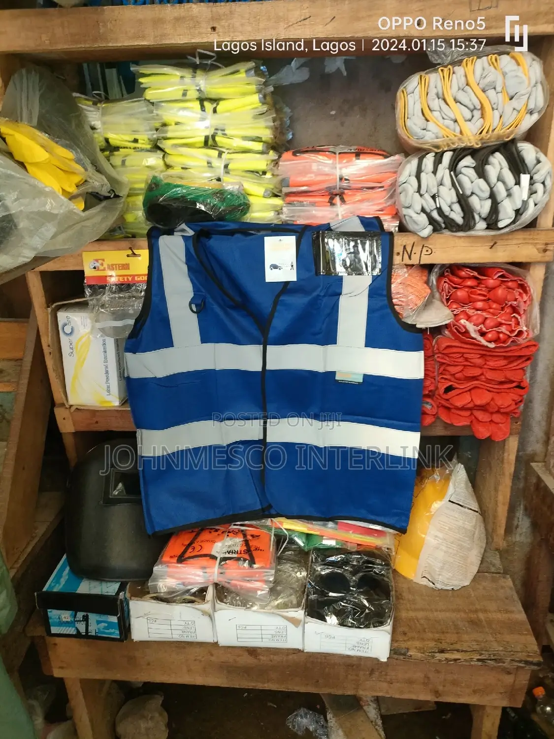 Blue Reflective Jacket