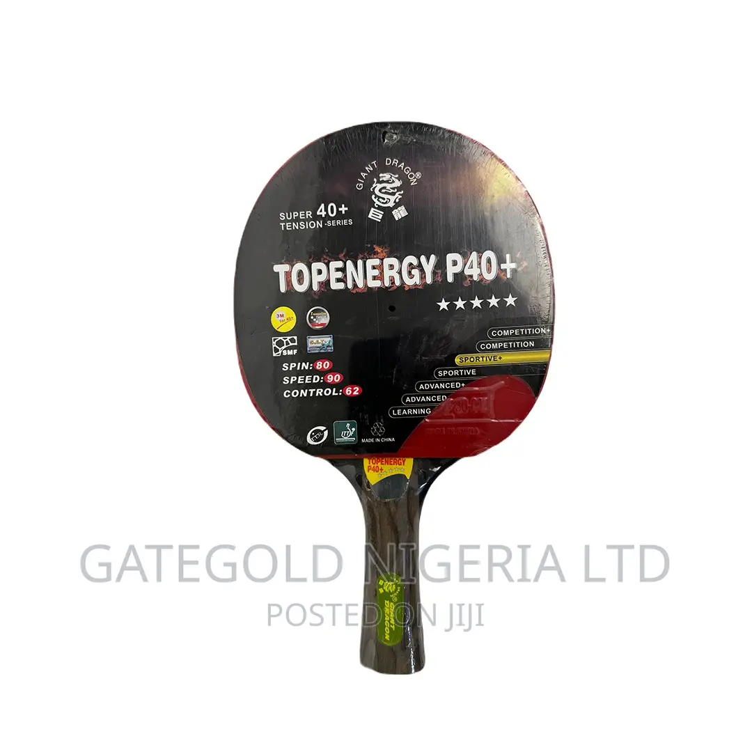 ST-12501-P40 Table Tennis Bat (Top Energy P40+, Rating: *5 S