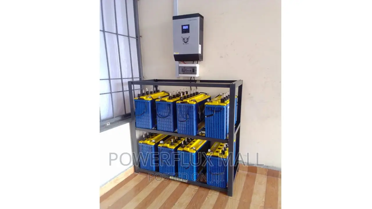 8 Batteries With 10kva Inverter Solution