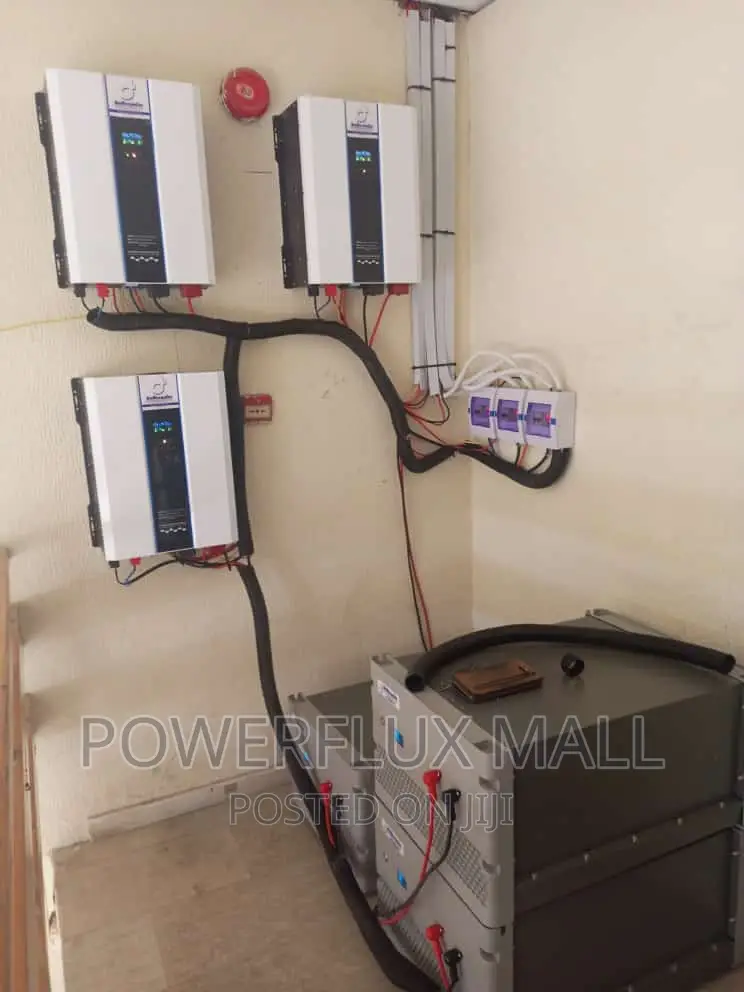 Paralleled 15kva Inverter With 20kwh Lithium