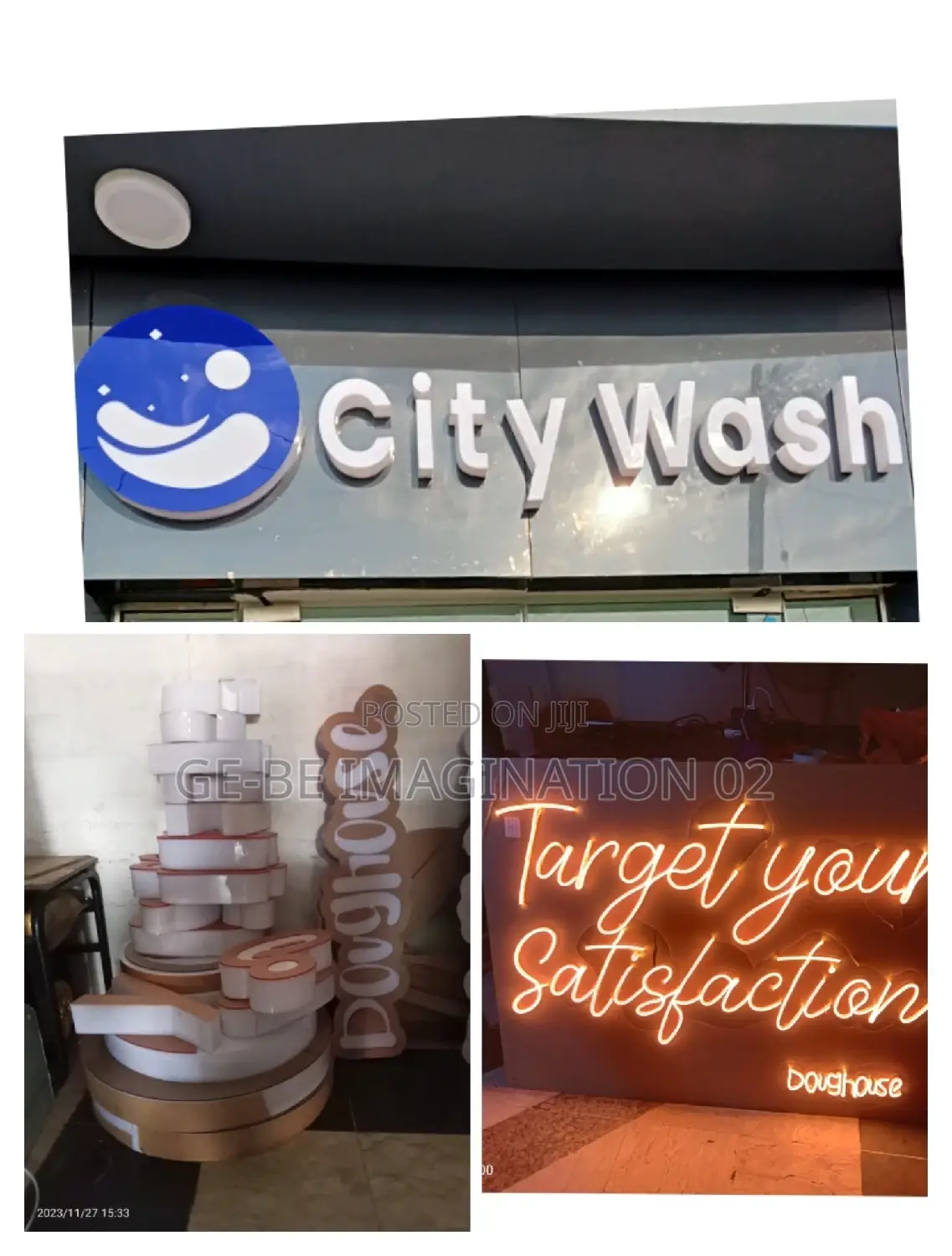 Filling Station Signage, Neon, Branding