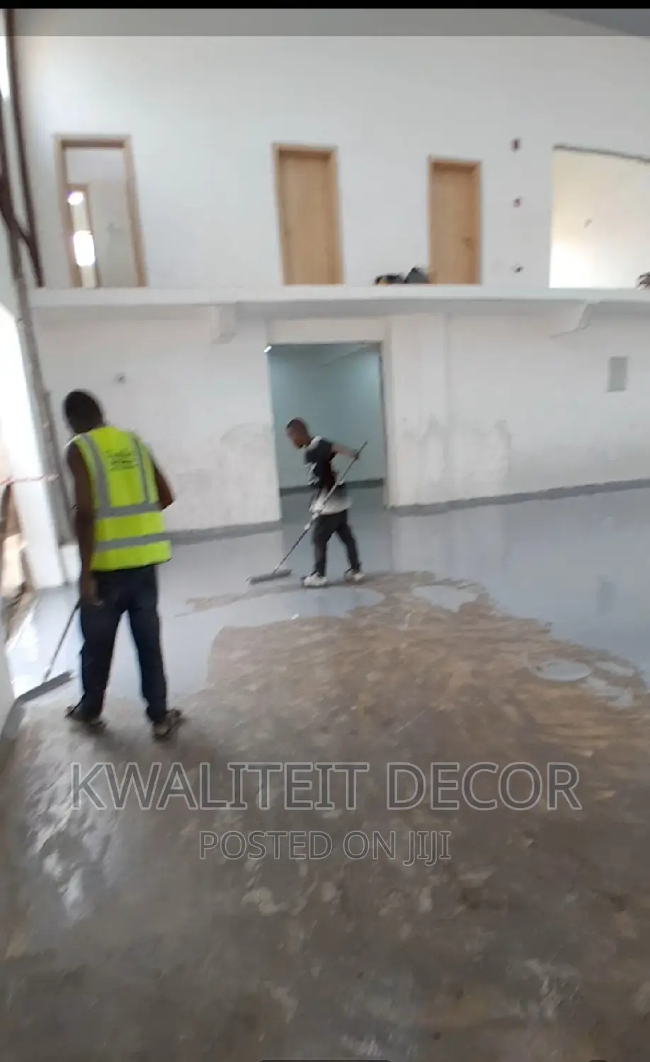 Grey Finish Industrial Epoxy Flooring