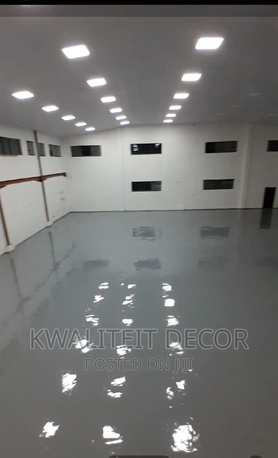 Grey Finish Industrial Epoxy Flooring