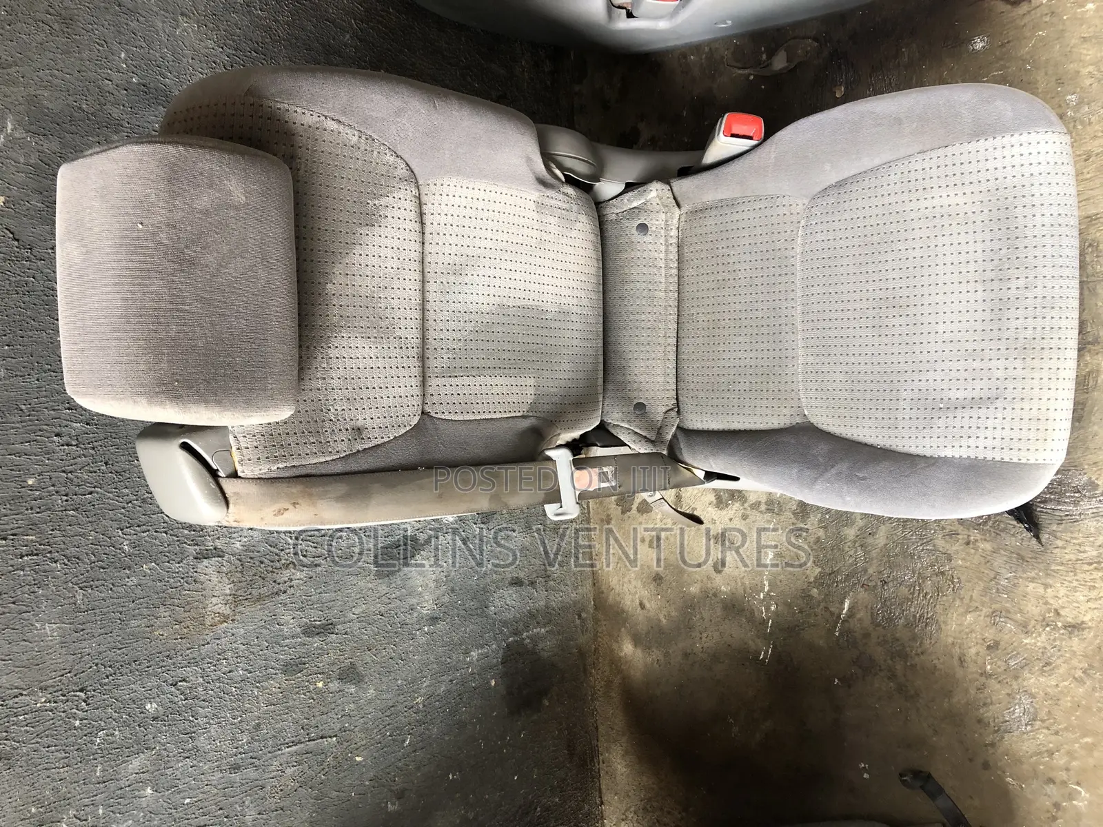 3 Centers Seat Toyota Sienna 2004-08 Fabric Ash Color