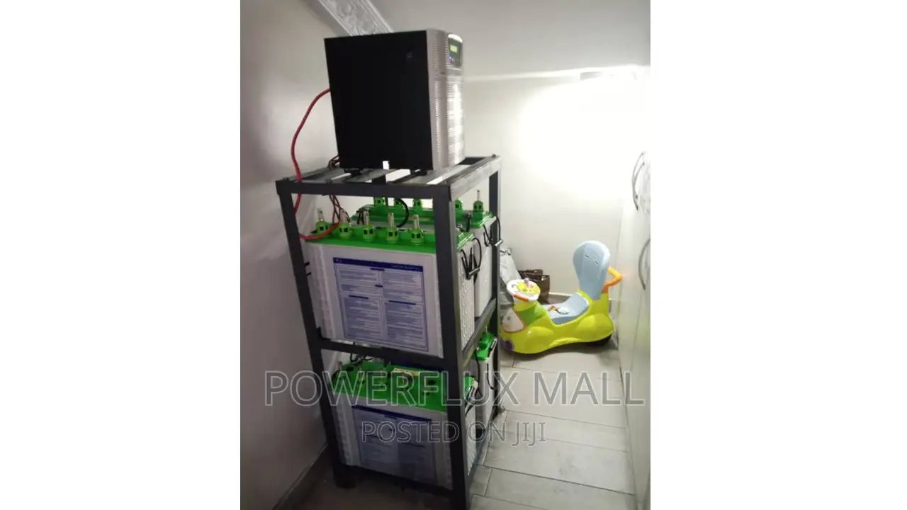 5kva Solar Installation With 8 Panels and 4 Batteries