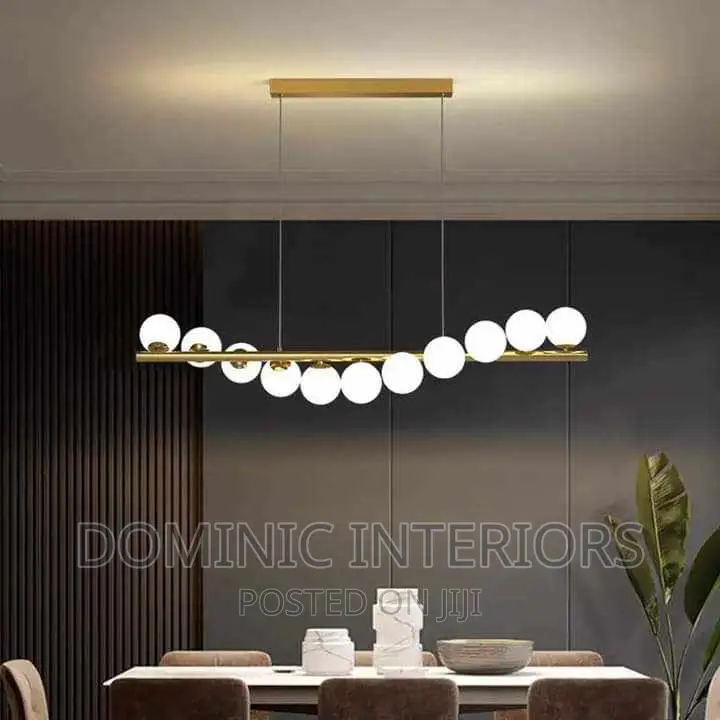 White Glass Dining Room Chandelier