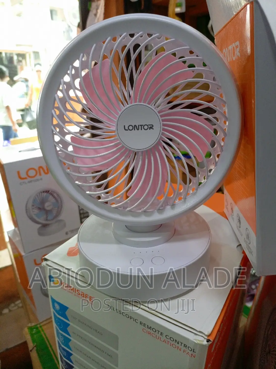 2400mah Lontor Rechargeable Fan