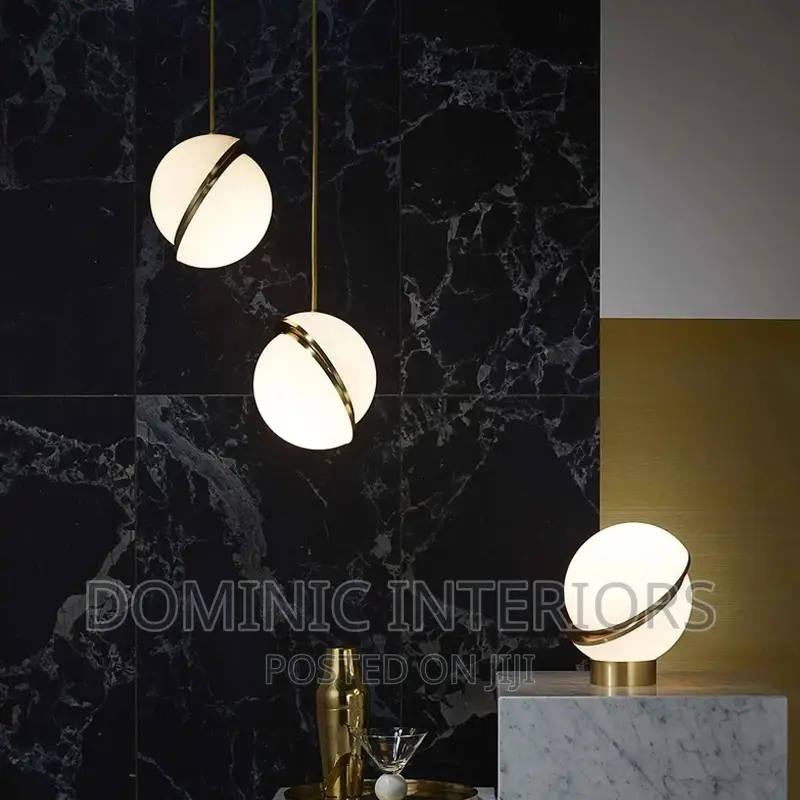 Gold Hanging Lamp