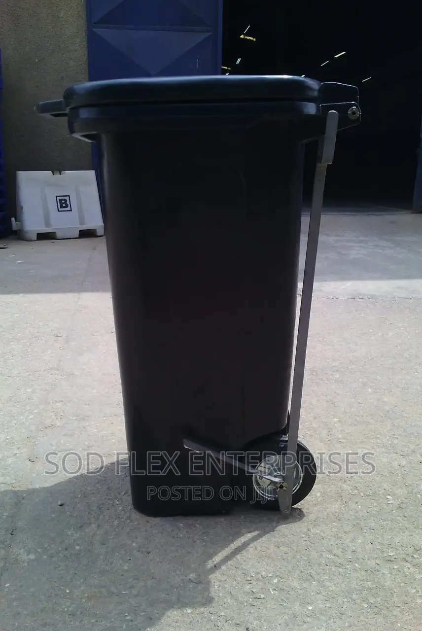 240 Liters Geepee 100% Rubber Pedal Waste Bin