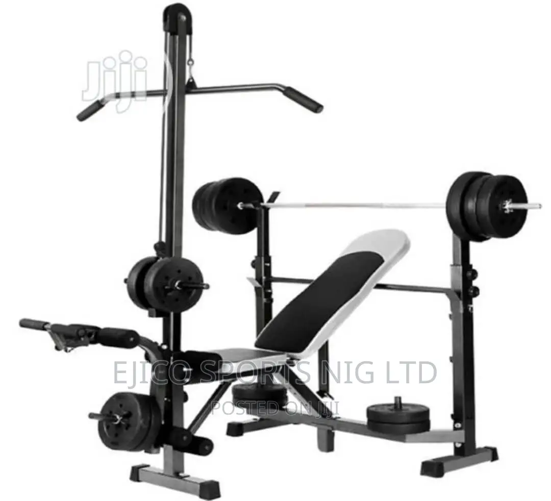 Portable Weight Bench With Lat Pull( Only Bench)