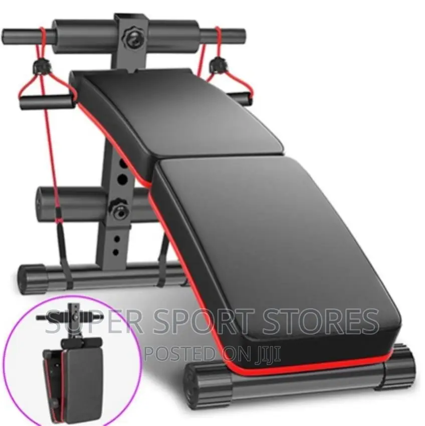 Supermax Pro 10 in 1 Foldable Sit Up Bench