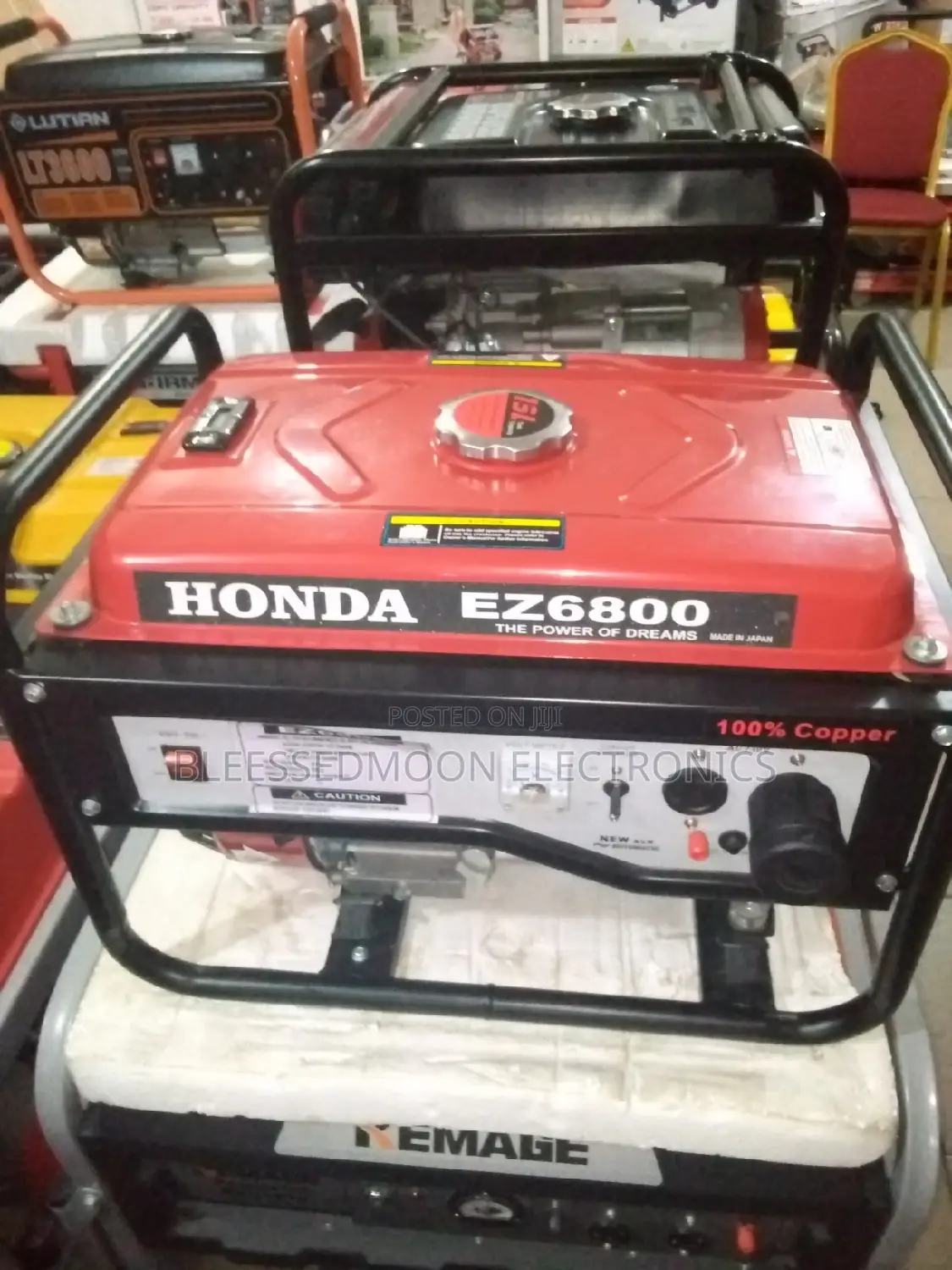 Honda Japan Cooper Coil Generator 4.5kva
