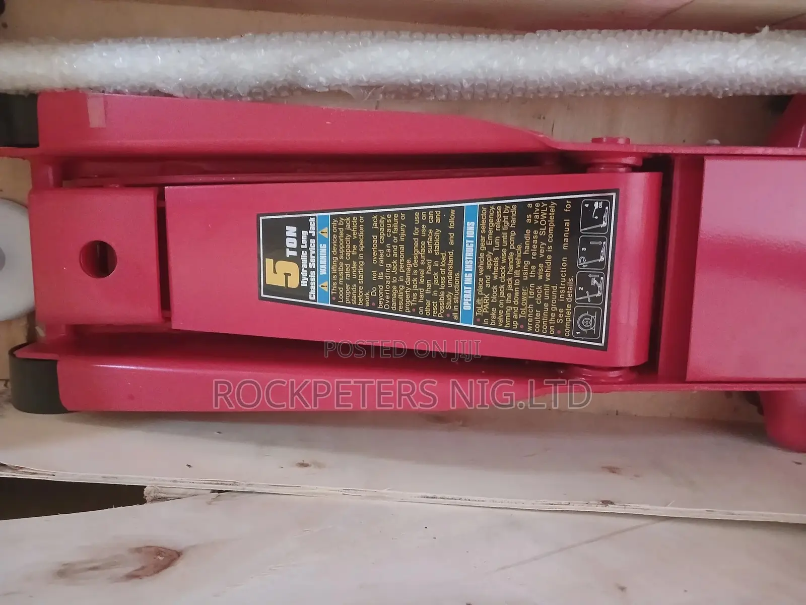5 Ton Long Chasis Hydraulic Floor Jack