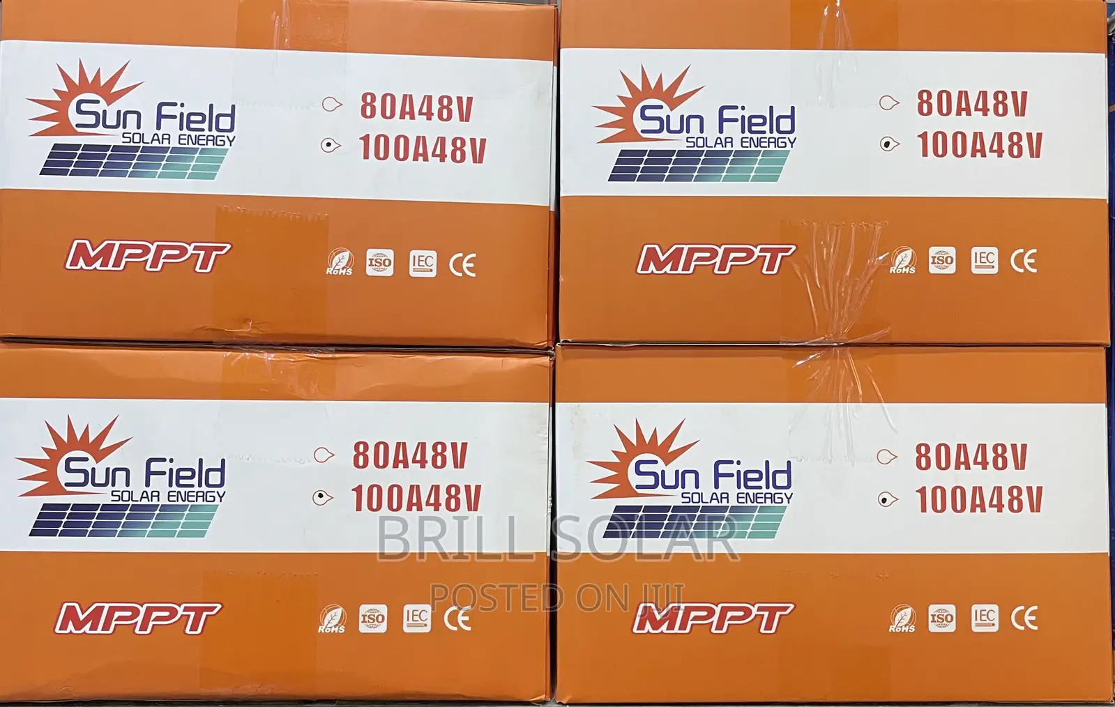 100a 48v Sun Field MPPT Solar Charge Controller