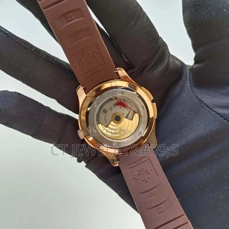 Nice Patek Philippe Aquanaut Travel Time Brown Dial Rosegold