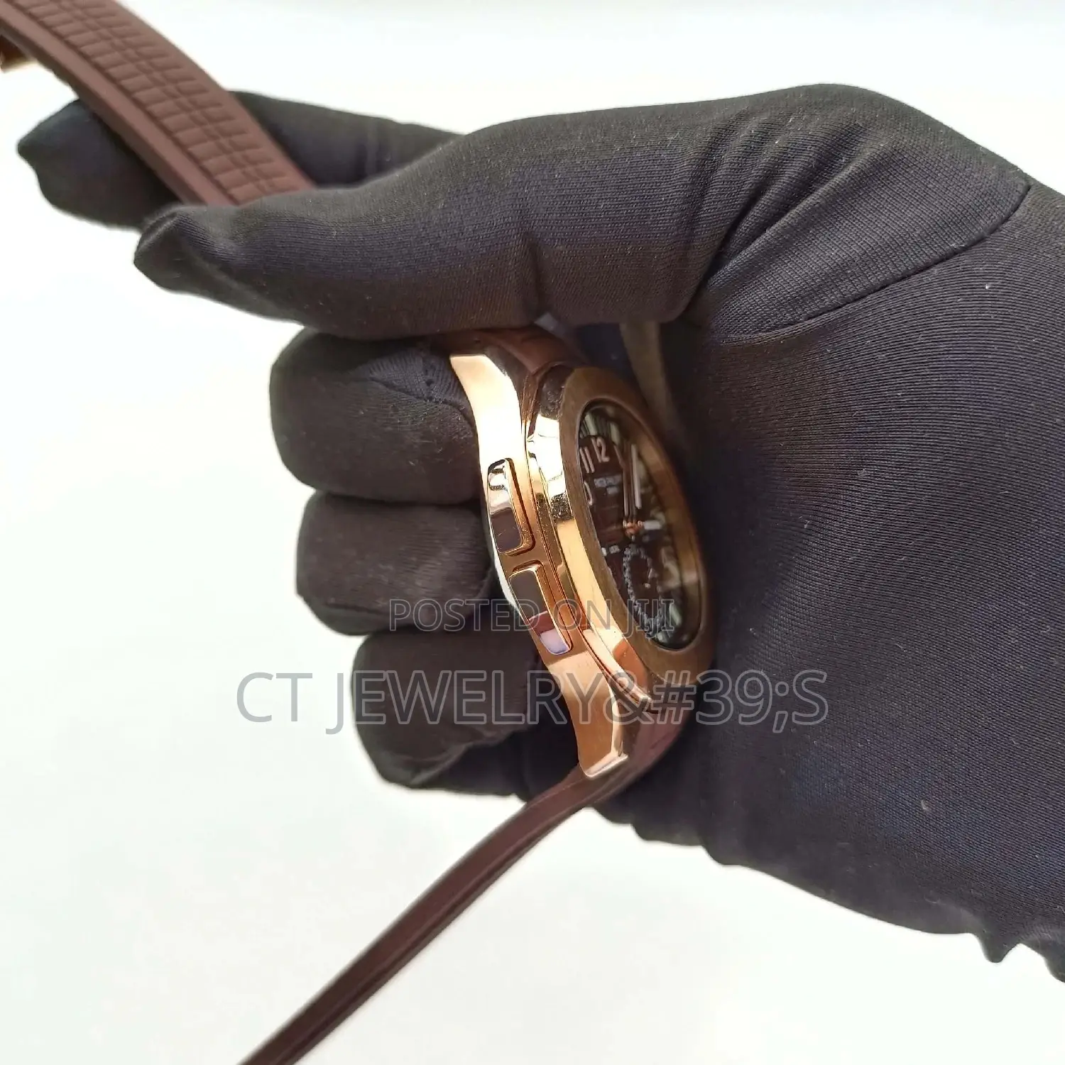 Nice Patek Philippe Aquanaut Travel Time Brown Dial Rosegold