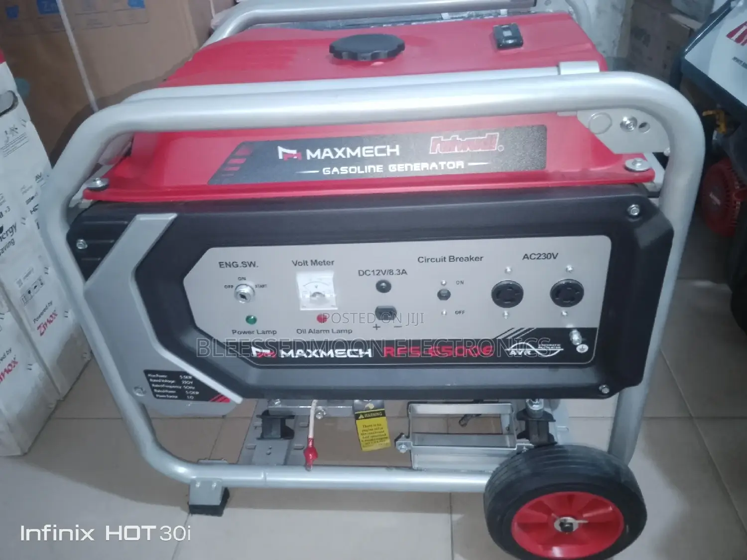 Maxmech Cooper Coil Generator 8.5kva