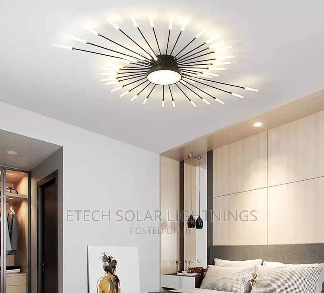L E D Star Flush Design Chandelier Light