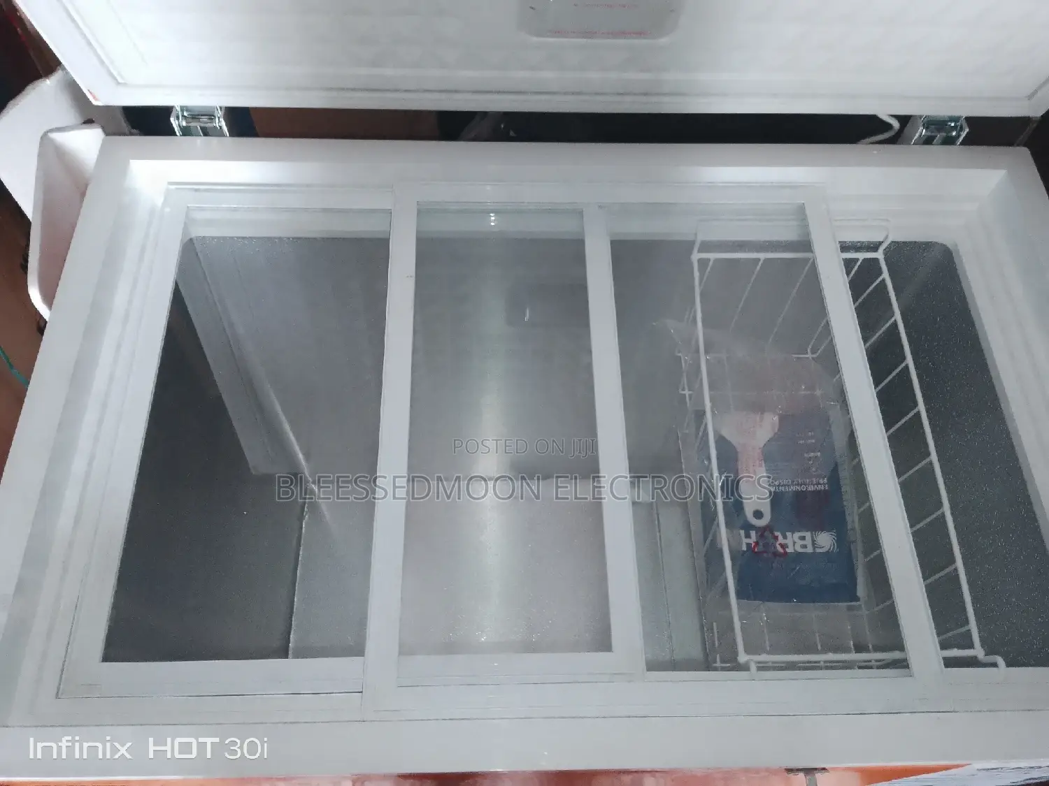 Bruhm Inverter Deep Freezer 3 1/2 Ft With Glass 5 Years W