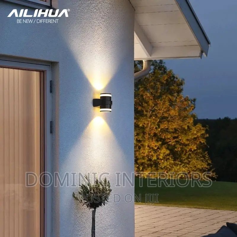 Double Headed Outdoor Lamp