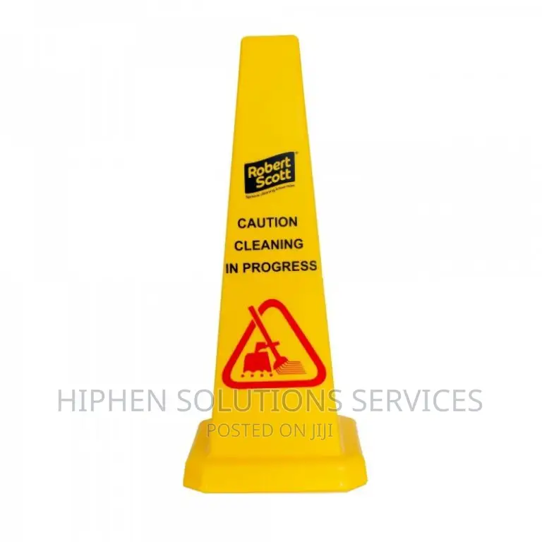 Yellow Traffic Square Cone