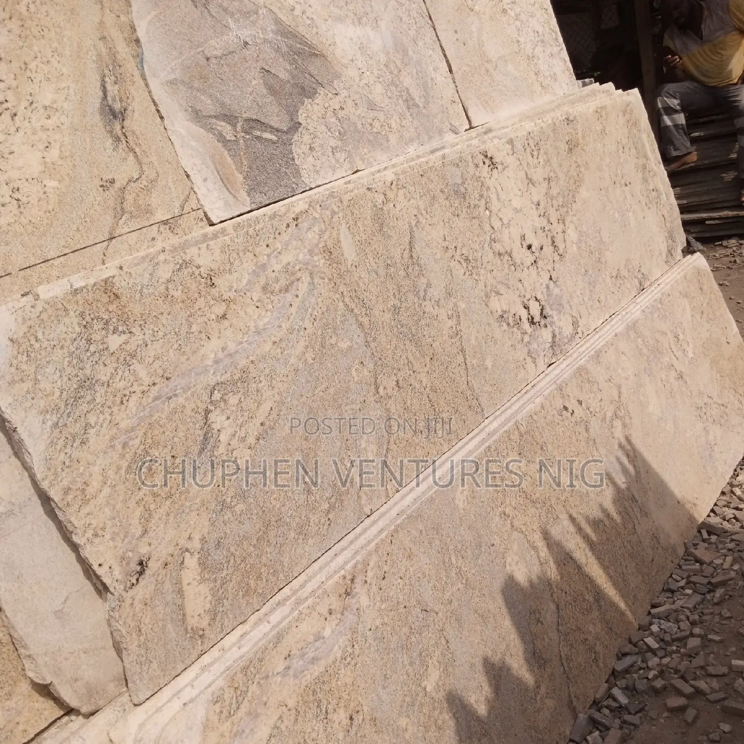 Champagne Gold Granite Slab for Kitchen Top