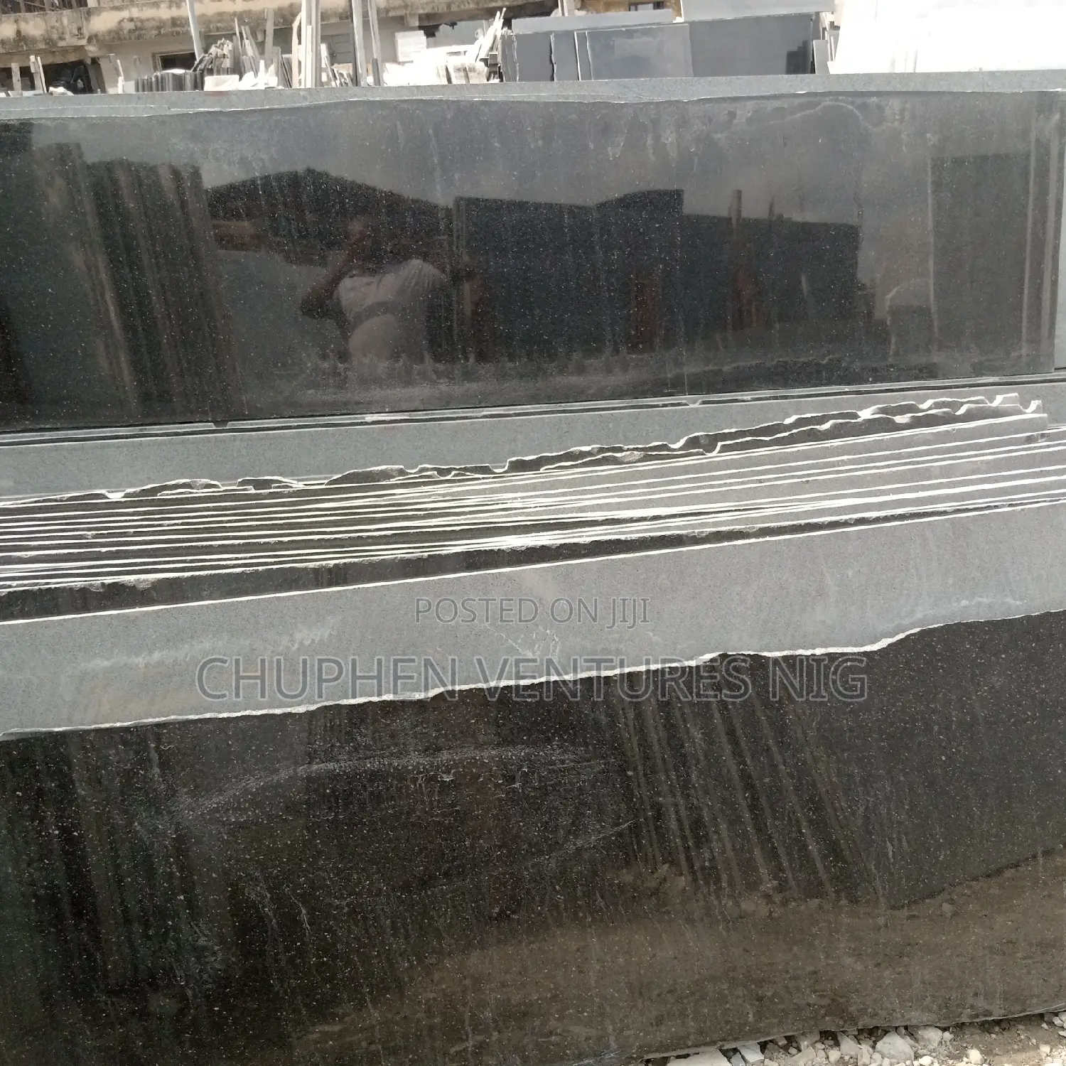 Black Galaxy Granite Slab