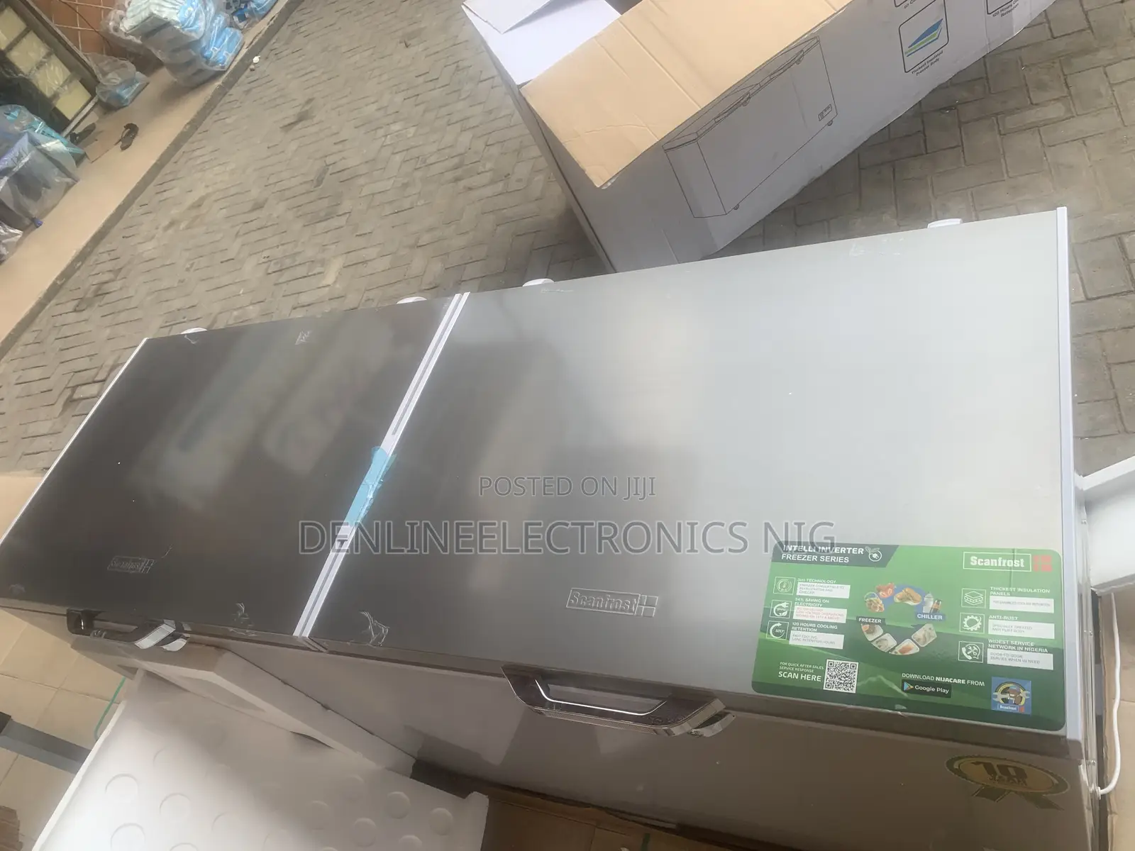 Scanfrost 600 Liters Double Door Inverter Chest Freezer