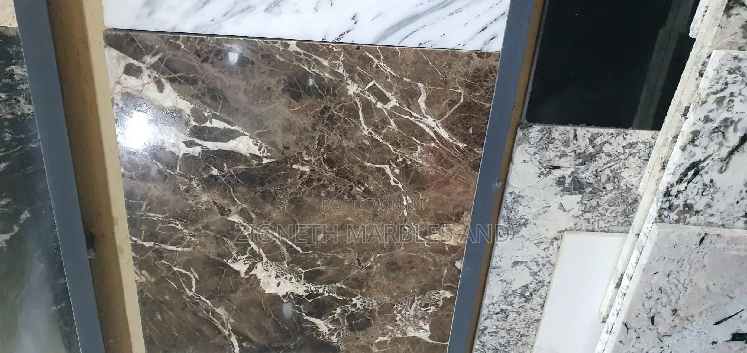 Italian Brown Marble Floor Tiles