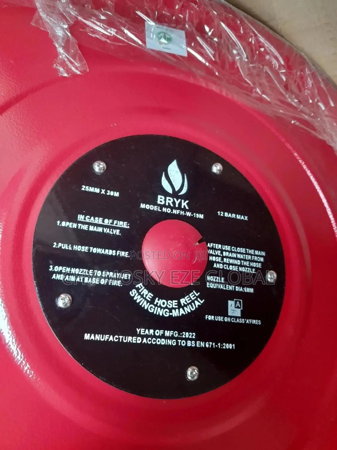 Fire Hose Reel 3/4"/19mm×30m (Order Sizes Is Available)