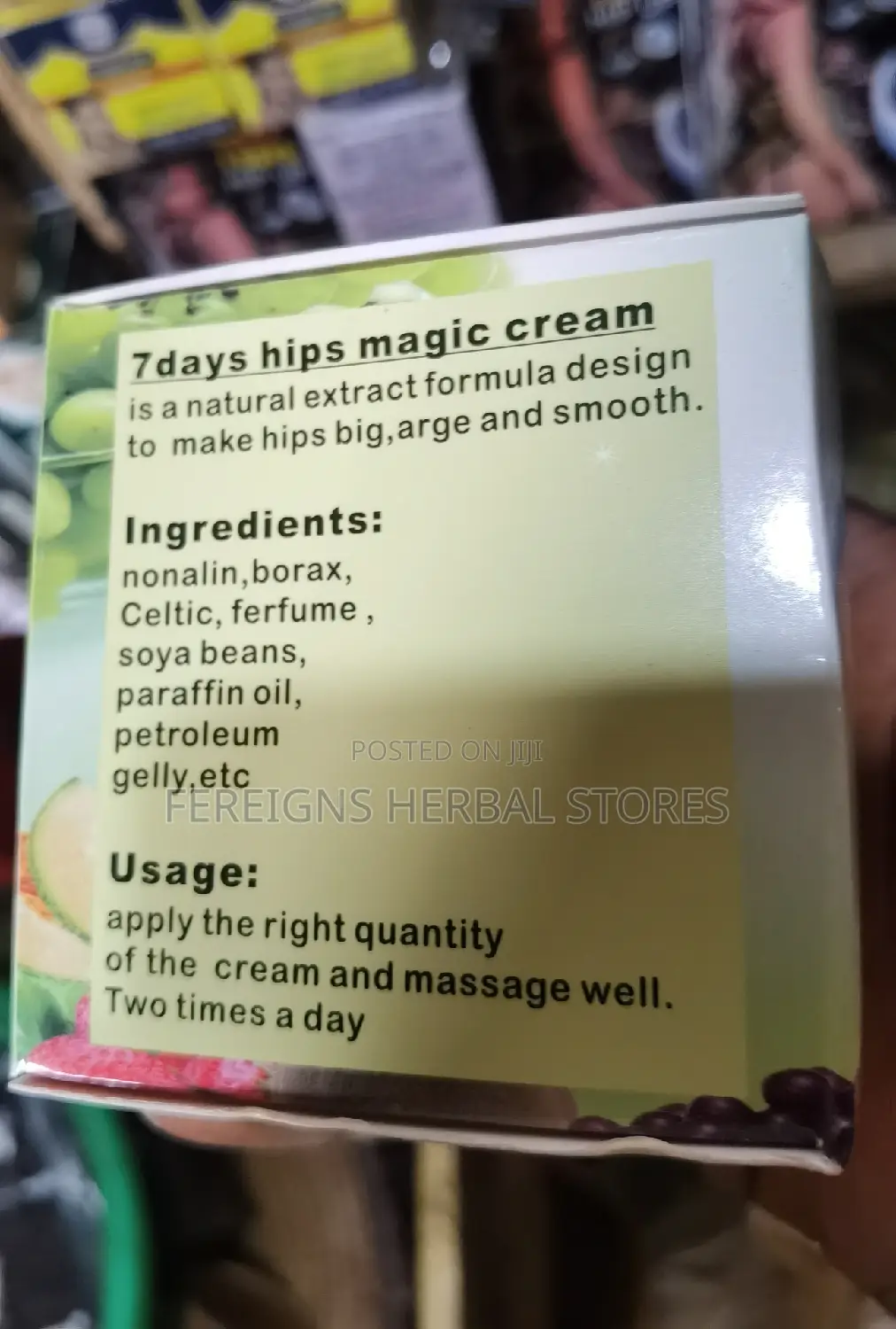Original 7 Days Hips and Butt Magic Cream
