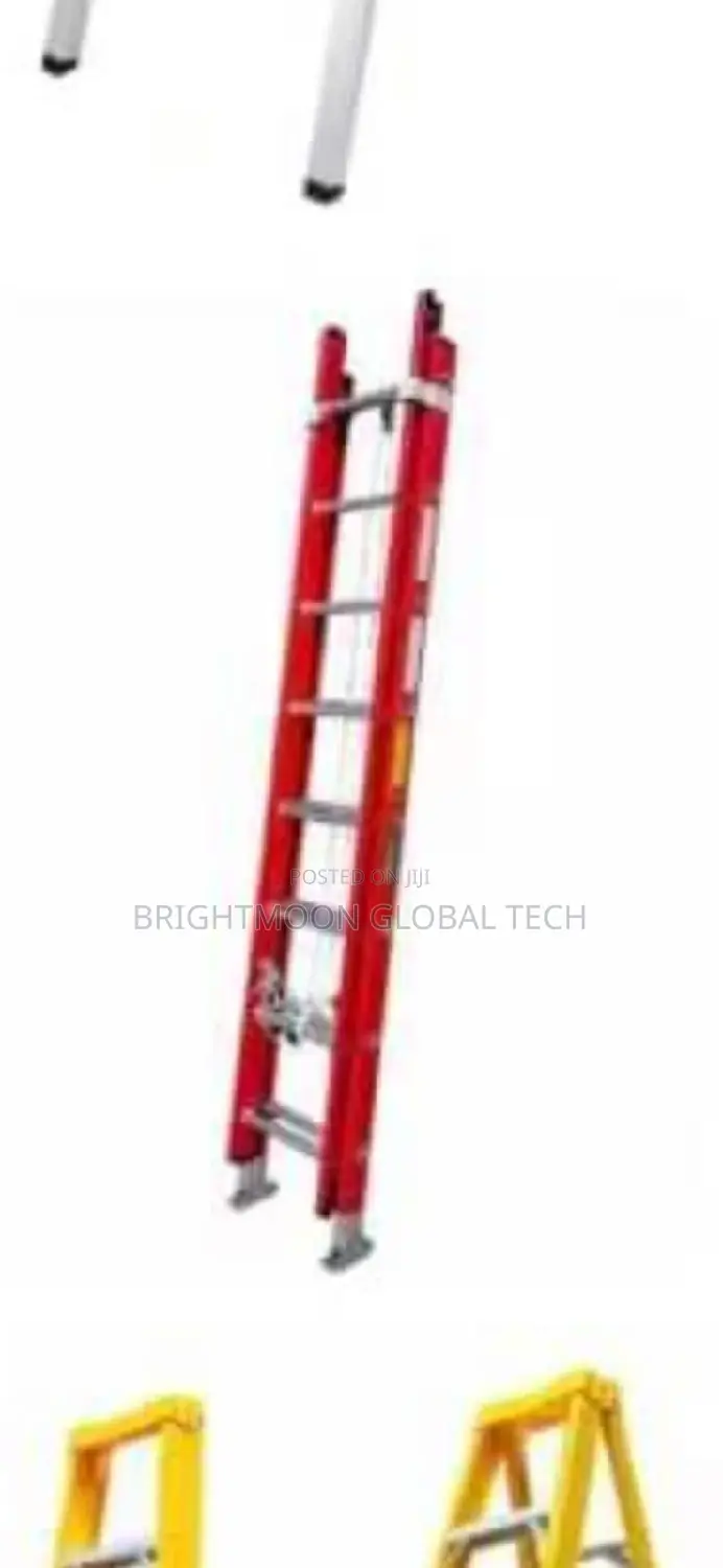 All Kinds of Fiberglass/ Aluminium Ladders Now Available