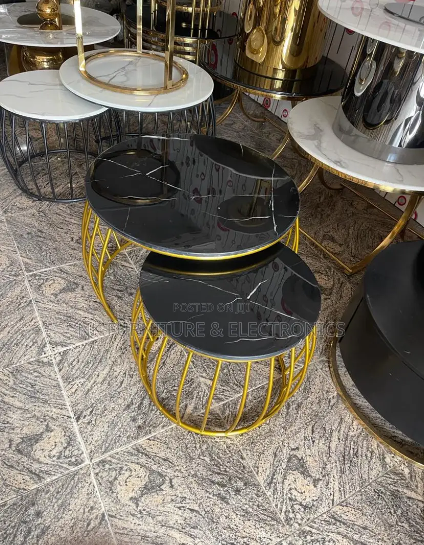 Two in One Marble Top Center Table