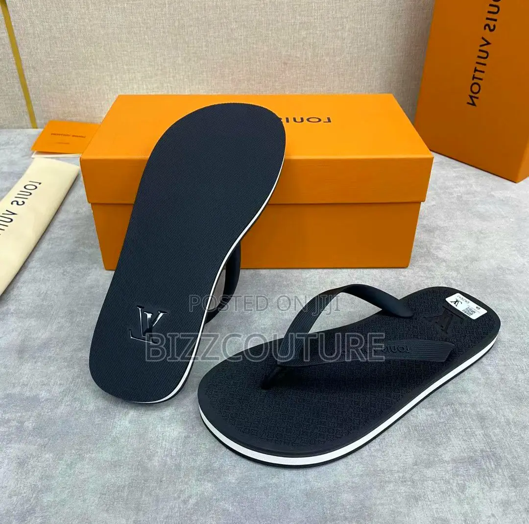Original LOUIS VUITTON Slippers Available in Store