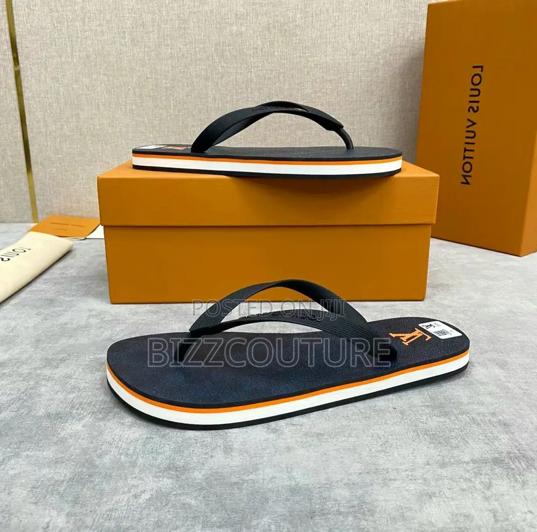 Original LOUIS VUITTON Slippers Available in Store