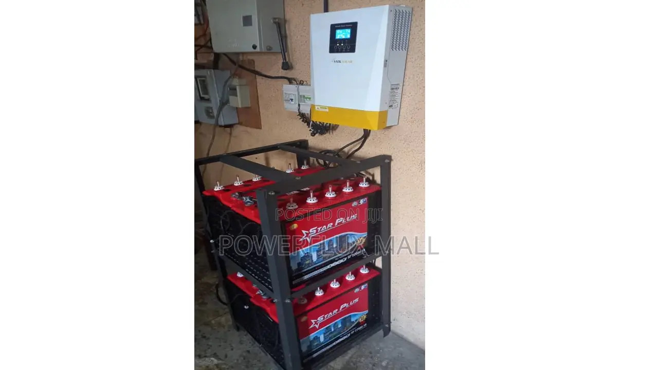 5.5kwh Installation With 4 Batteries and 8 Panels