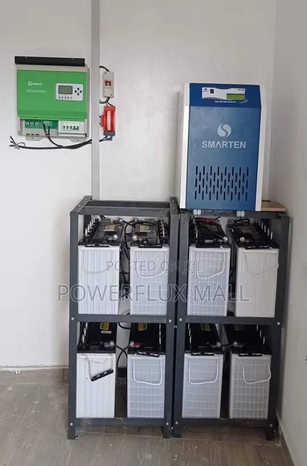 Smarten 5kva Installation With 8 Batteries