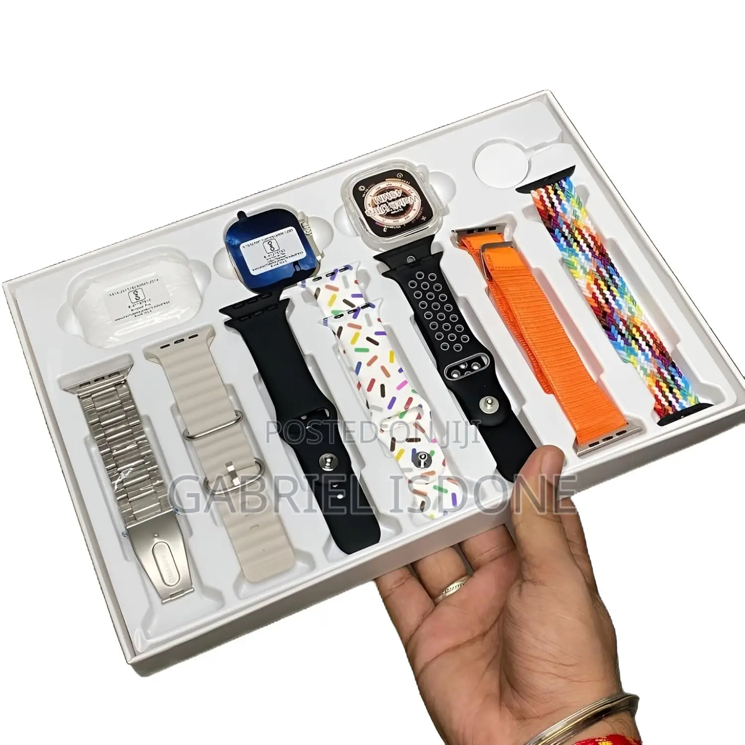10 in 1 Set I20 Ultra MAX Suit Smartwatch + Aiirpods Pro