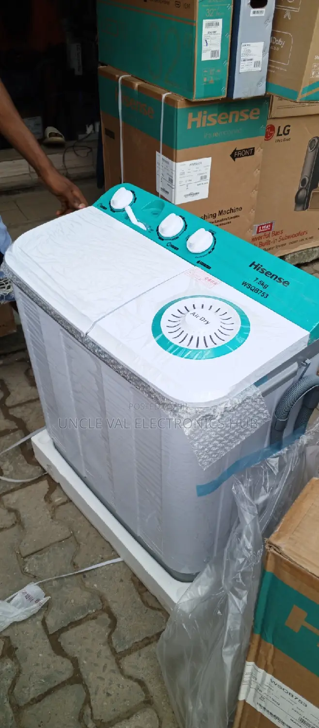 Hisense 7.5kg Twin Tub Washing Machine