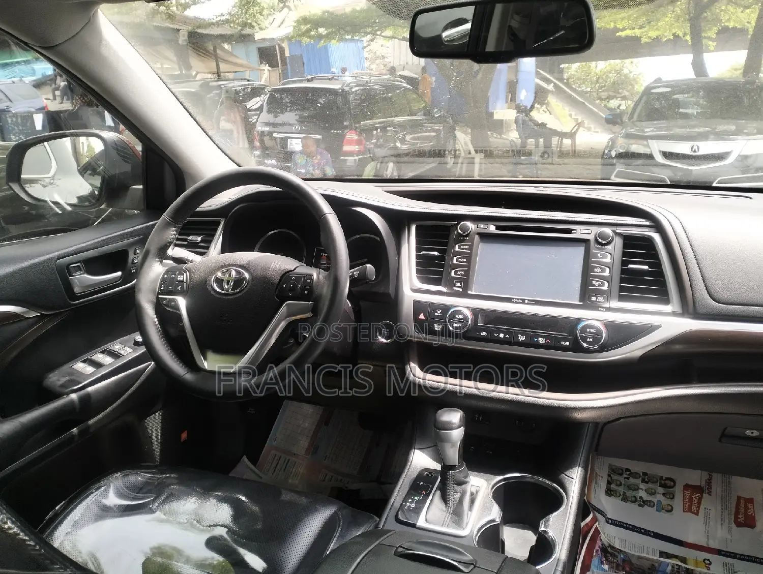 Toyota Highlander Limited 4x4 V6 (3.5L 6cyl 8A) 2017 Red