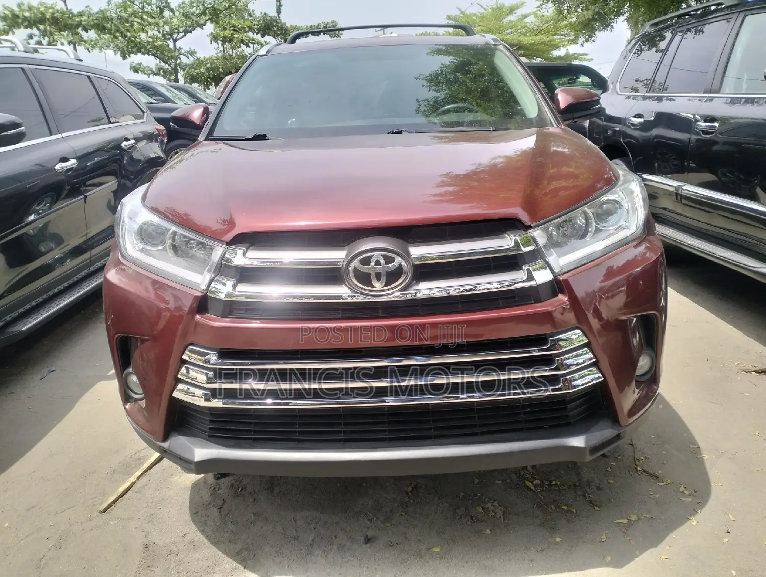 Toyota Highlander Limited 4x4 V6 (3.5L 6cyl 8A) 2017 Red