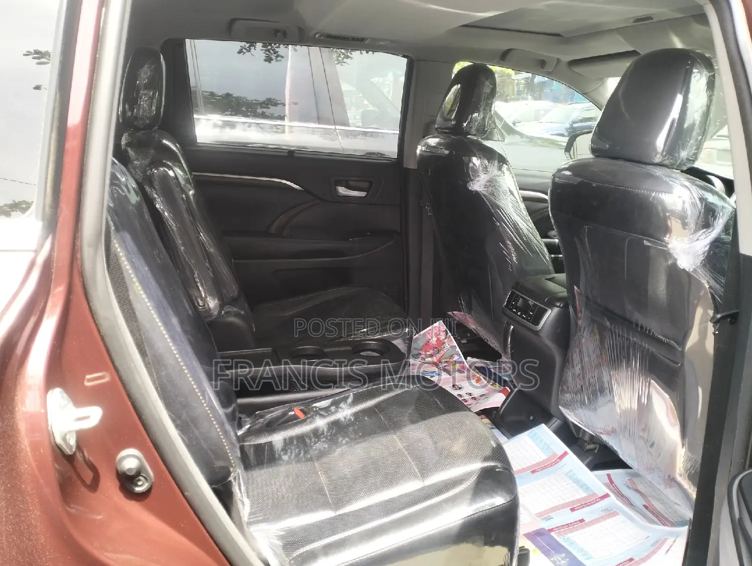 Toyota Highlander Limited 4x4 V6 (3.5L 6cyl 8A) 2017 Red