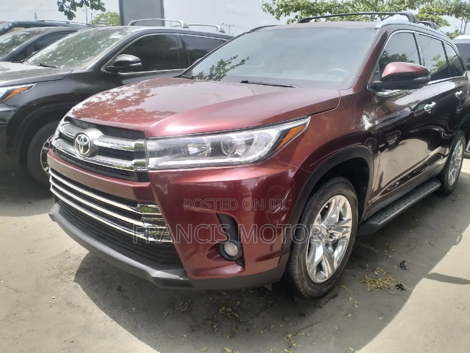 Toyota Highlander Limited 4x4 V6 (3.5L 6cyl 8A) 2017 Red