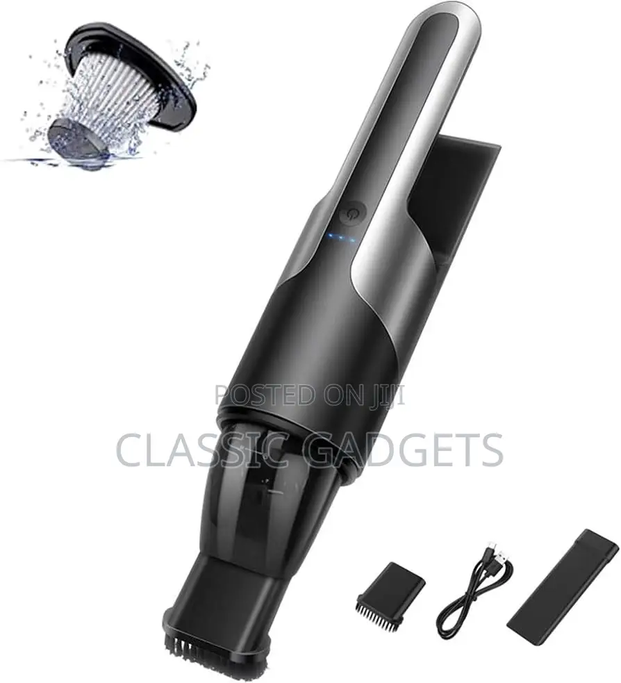 Cordless Handheld V1 Car Vacuum Cleaner With HEPA Filter