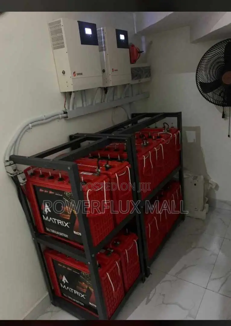 10KVA SRNE Inverter Installation With 12 Batteries