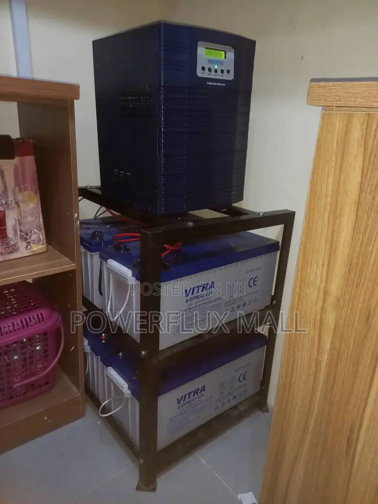 5kva Puresine Wave Installation With 4 Batteries