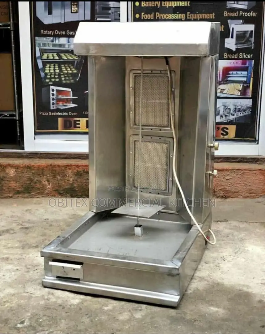 Local Fabricated Gas Shawarmer Machine Is Available for Sales 