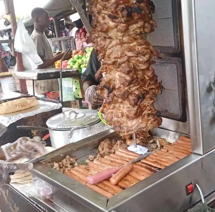 Local Fabricated Gas Shawarmer Machine Is Available for Sales 