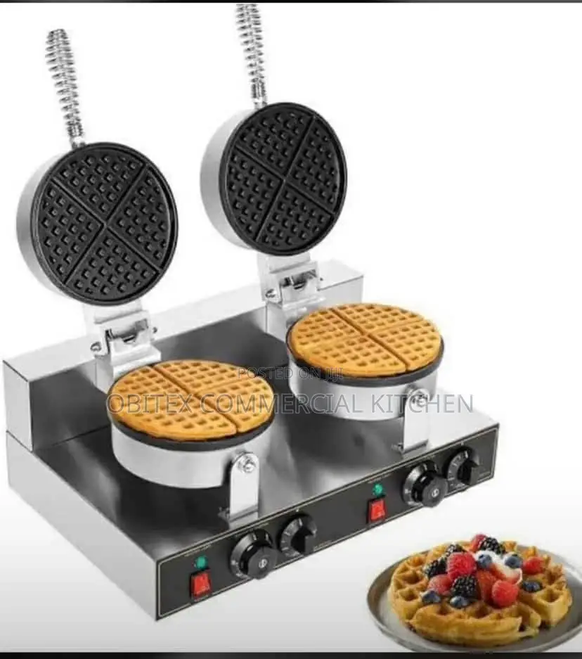 Electric Waffle Baker Machine Double Plates Is Availab