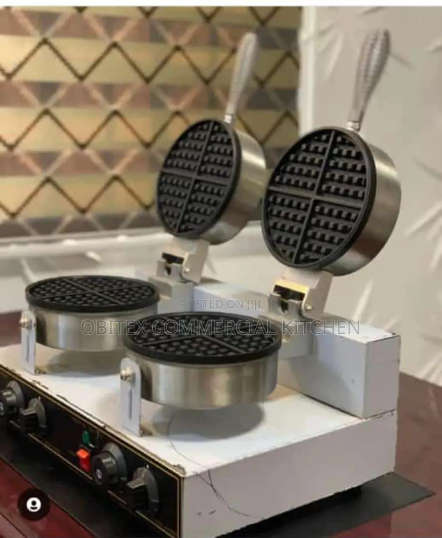Electric Waffle Baker Machine Double Plates Is Availab